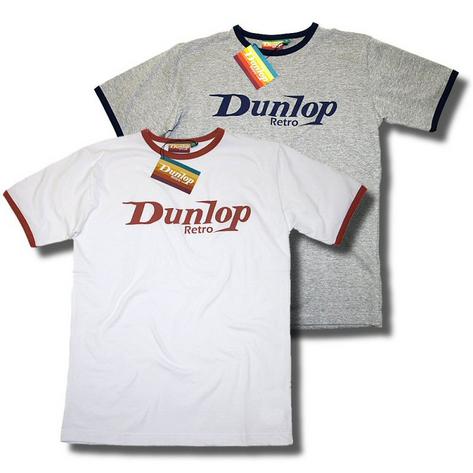Classic Dunlop Retro Tipped Crew Neck Sports T Shirt Preview